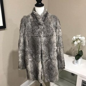 Women’s Vintage Rabbit German Fur Coat